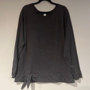 Old Navy Tie Side Front Sweatshirt